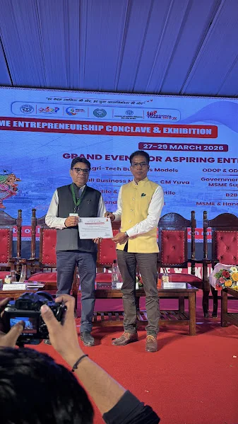 Ola Car Wash recognition moment at MSME Entrepreneurship Conclave Kanpur 2026